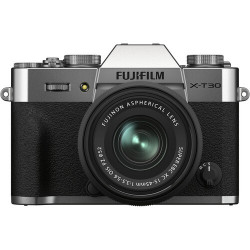фотоапарат Fujifilm X-T30 II (сребрист) + обектив Fujifilm Fujinon XC 15-45mm f/3.5-5.6 OIS PZ