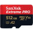 SANDISK EXTREME PRO MICRO SDXC 512GB UHS-I U3 R:170/W:90MB/S WITH ADAPTER SDSQXCZ-512G-GN6MA