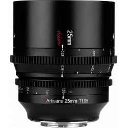 Lens 7artisans Cine 25mm T / 1.05 APS-C- Canon EOS R