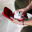  Instant Camera Polaroid Go Camera + Film Polaroid Go Film Double Pack color + Case Polaroid Go Camera Case (red)