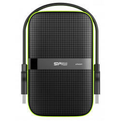 HDD Silicon Power Armor A60 1TB 2.5″ USB 3.2 Gen1 (черен/зелен)