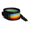 Camera Strap Flat Rainbow (черен)