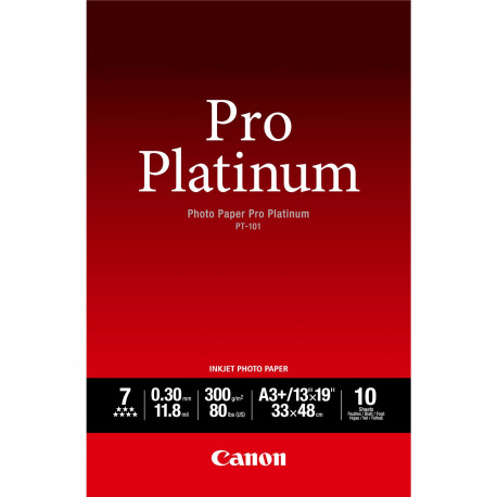 CANON PT-101 PRO PLATINUM A3+ 10 SHEETS