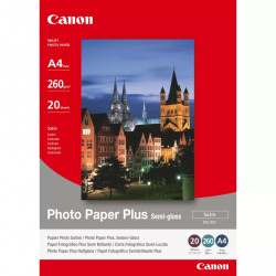 Photographic Paper Canon SG-201 Plus Satin Semi-Gloss A4 20 sheets