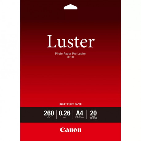 CANON LU-101 PRO LUSTER A4 20 SHEETS