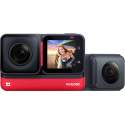 екшън камера Insta360 ONE RS Twin Edition + аксесоар Insta360 ONE R Dive Case (Dual-Lens 360 Mod) + батерия Insta360 ONE R Vertical Battery Base