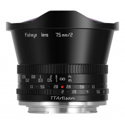 обектив TTartisan 7.5mm f/2 Fisheye APS-C - Fujifilm X