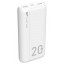 портативна батерия Silicon Power QS15 Power Bank 20 000 mAh (бял)