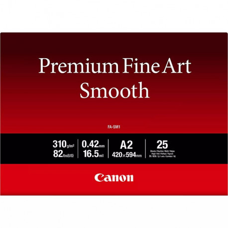 CANON FA-SM1 PREMIUM FINE ART SMOOTH A2 25 SHEETS