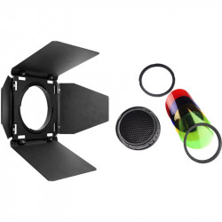 Accessory Godox 157522 Barndoor Kit (valve set, grid and 4 color filters) for AD400Pro