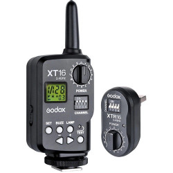 синхронизатор Godox XT-16 Безжичен контрол Flash Trigger 2.4G (предавател и приемник)
