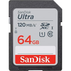 карта SanDisk 64GB Ultra SDXC UHS-I 120MB/s