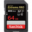 SANDISK EXTREME PRO SDXC 64GB R:300MB/SW:260MB/S UHS-II U3 SD-SDXPK-064G-GN4IN