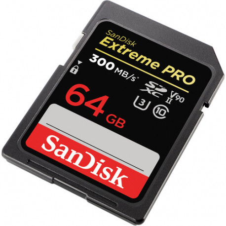 Memory Card SanDisk SANDISK EXTREME PRO SDXC 64GB R:300MB/SW:260MB