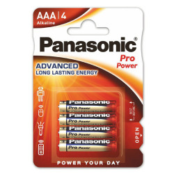 Battery Panasonic AAA4 + 4BR 1.5V PRO POWER