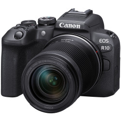 фотоапарат Canon EOS R10 + обектив Canon RF-S 18-150mm + адаптер Canon EF-EOS R Mount Adapter (EF/EF-S обектив към R камера) + обектив Canon RF 85mm f/2 Macro IS STM
