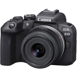 Camera Canon EOS R10 + Lens Canon RF-S 18-45mm f / 4.5-6.3 IS STM + Lens Adapter Canon EF-EOS R Mount Adapter (EF / EF-S lens to R camera) + Lens Canon RF 16mm f / 2.8 STM
