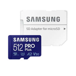 Samsung Pro Plus Micro SDXC 512GB R160/W120 U3 + Adapter