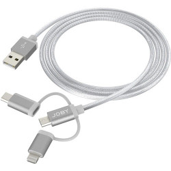 аксесоар Joby Кабел 3 в 1 Lightning / USB-C / USB Micro 1.2м