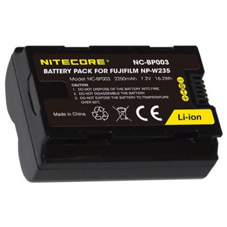 Nitecore NC-BP003 Battery equivalent to Fujifilm NP-W235