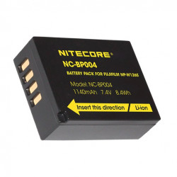 Battery Nitecore NC-BP004 Battery equivalent to Fujifilm NP-W126S