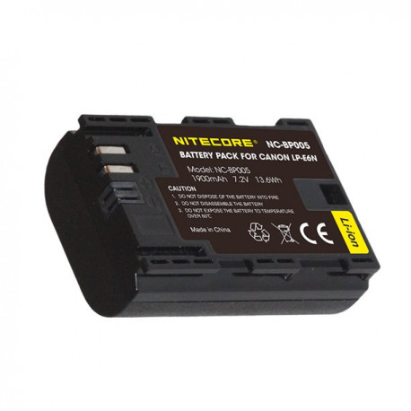 Nitecore NC-BP005 Battery equivalent to Canon LP-E6N