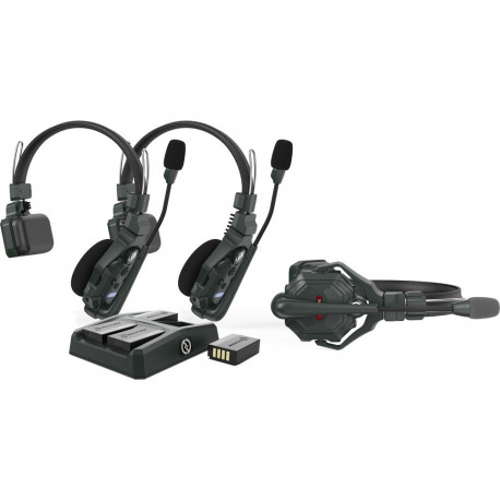 интерком Hollyland Solidcom C1-3S Full-Duplex Wireless DECT Intercom System (3x Headset)