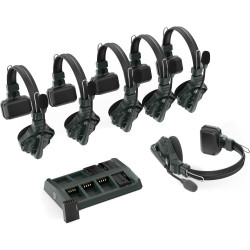 Hollyland Solidcom C1-6S Full-Duplex Wireless DECT Intercom System (6x Headset)