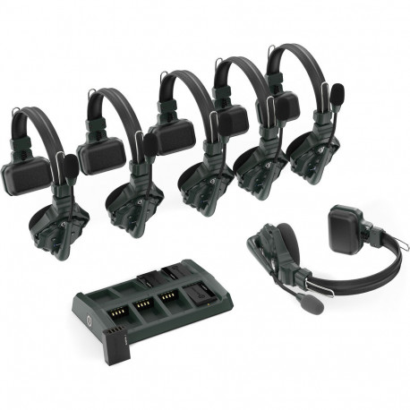 интерком Hollyland Solidcom C1-6S Full-Duplex Wireless DECT Intercom System (6x Headset)