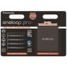 Eneloop Pro AAA 4 бр. 930 mAh + калъф (BK-4HCDEC4BE)