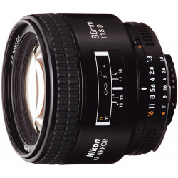 обектив Nikon AF Nikkor 85mm f/1.8D (употребяван)