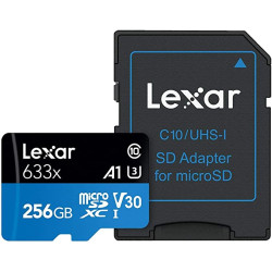 карта Lexar High Performance Micro SDXC 256GB 633x UHS-I