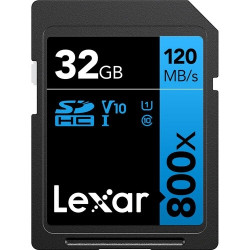 карта Lexar High Performance SDHC 32GB 800x UHS-I