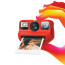  Instant Camera Polaroid Go Camera + Film Polaroid Go Film Double Pack color + Case Polaroid Go Camera Case (red)