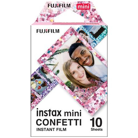 FUJIFILM INSTAX MINI CONFETTI INSTANT FILM 10 SHEETS
