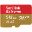 SanDisk Extreme Micro SDXC 512GB A2 + SD адаптер