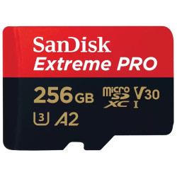 карта SanDisk Extreme Pro Micro SDXC 256GB UHS-I U3 + SD адаптер