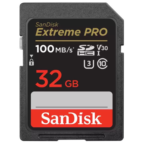 SANDISK EXTREME PRO SDHC 32GB UHS-I R:100/W:95MB/S SDSDXXO-032G-GN4IN