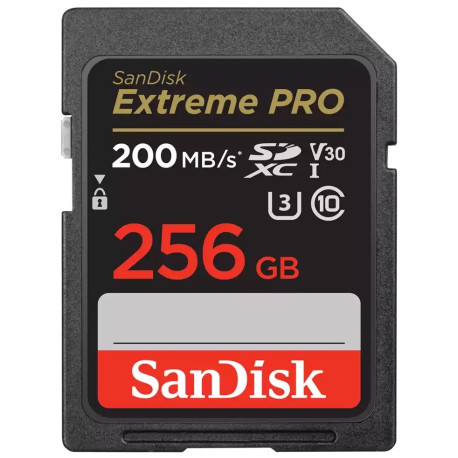 карта памет SanDisk Extreme PRO SDXC 256GB UHS-I U3