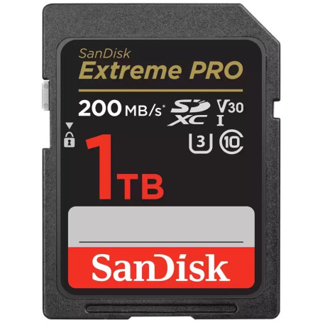 SANDISK EXTREME PRO SDXC 1TB UHS-I U3 R:2000/W:140MB/S SDSDXXD-1T00-GN4IN