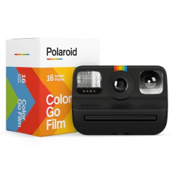 фотоапарат за моментални снимки Polaroid Polaroid Go Starter Set (черен)
