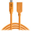 Tether Tools TetherPro USB-C (M) - USB-A (F) 4.6 m (orange)