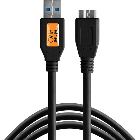 TETHER TOOLS CU5408 USB 3.0 TO MICRO-B (1.8M) BLACK CABLE