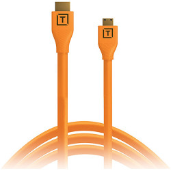 Tether Tools TetherPro 4K Mini-HDMI (M) - HDMI (M) с Ethernet 4.6 m (оранжев)