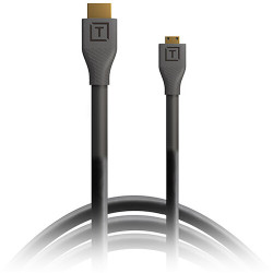 кабел Tether Tools TetherPro 4K Micro-HDMI (M) - HDMI (M) с Ethernet 30 cm (черен)