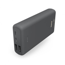 зарядно устройство Hama 201669 Supreme 20HD Power Pack 20 000 mAh USB-A/USB-C (сив)