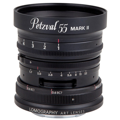 Lomography Petzval 55mm f/1.7 MKII eマウント Lens Lomo Petzval 55mm f/1.7 MKII Bokeh Control (Black Aluminum