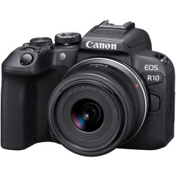 фотоапарат Canon EOS R10 + обектив Canon RF-S 18-45mm + обектив Canon RF 50mm f/1.8 STM