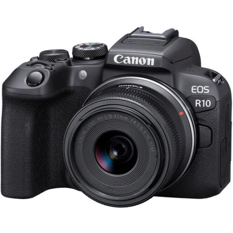  Canon EOS R10 + Lens Canon RF-S 18-45mm f / 4.5-6.3 IS STM + Lens Canon RF-S 55-210mm f/5-7.1 IS STM