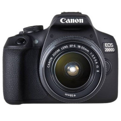 фотоапарат Canon EOS 2000D + Canon EF-S 18-55mm f/3.5-5.6 IS + Case Logic TBC-410 (употребяван)